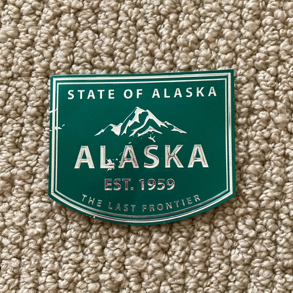 State of Alaska Sticker Souvenir Green Large BUNDLE PLEASE